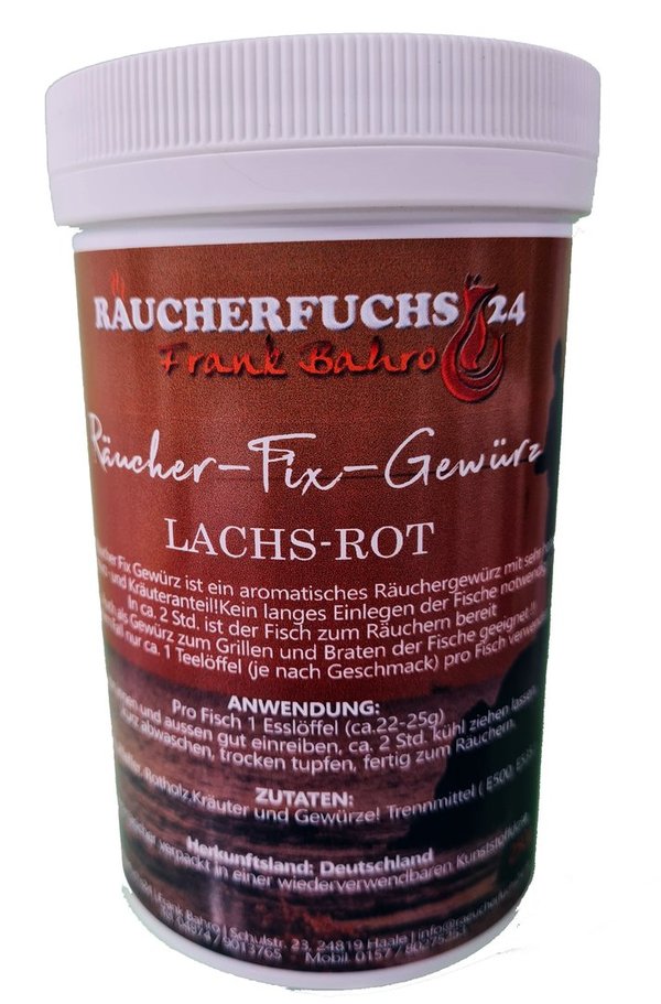 Räucher Fix Gewürz Lachs Rot 250g