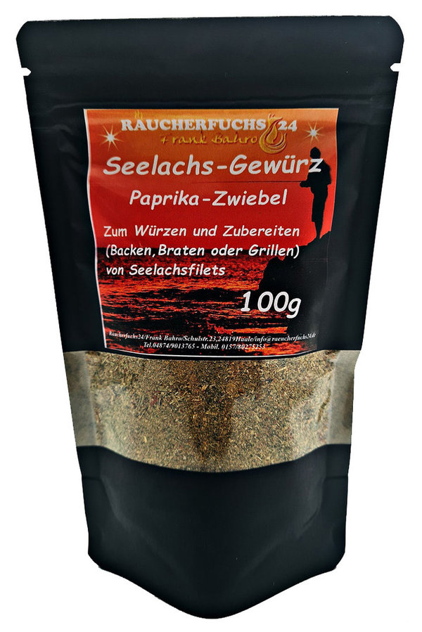 Seelachs-Gewürz Paprika Zwiebel 100g