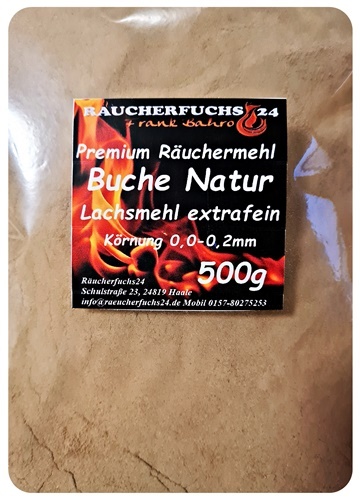 Räuchermehl / Lachsmehl  Buche Kalträuchermehl 900g